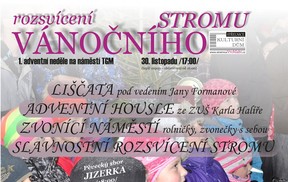 Rozsvícení vánočního stromu